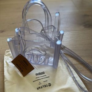 Brand new! Melissa x Telfar Small Jelly Shopper - Clear NWT